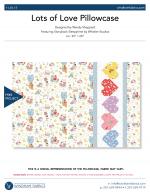 Lots of Love Pillowcase by Wendy Sheppard
